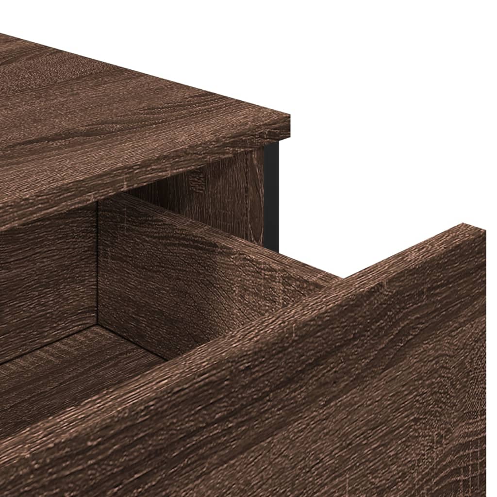Dressoir 79.5X35,5X74,5 Cm Bewerkt Hout