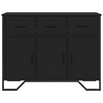 Dressoir 97X32,5X74,5 Cm Bewerkt Hout