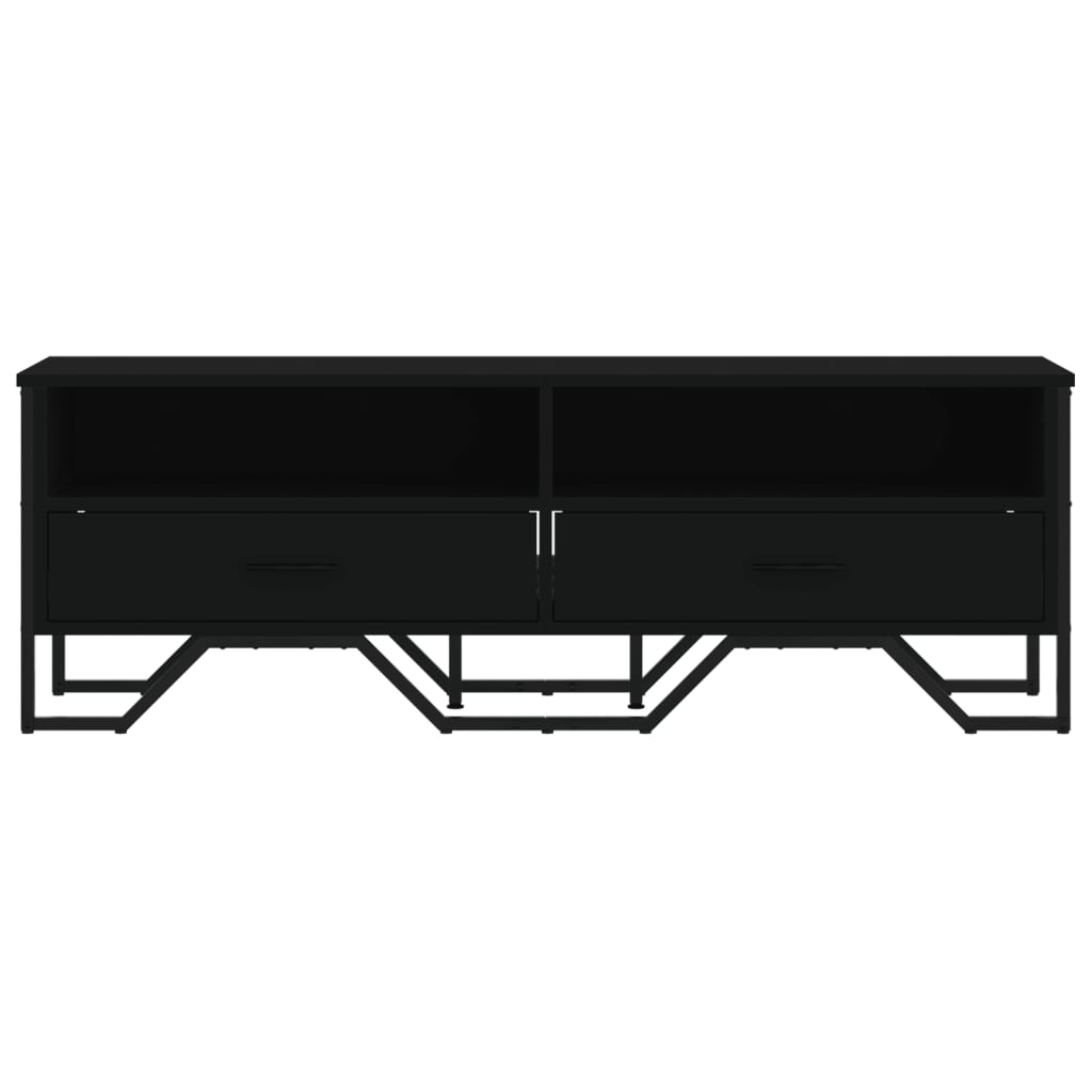 Tv-Meubel 122X34X41 Cm Bewerkt Hout