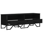 Tv-Meubel 122X34X41 Cm Bewerkt Hout