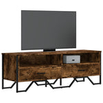 Tv-Meubel 122X34X41 Cm Bewerkt Hout