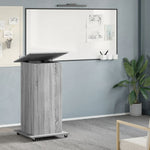 Lessenaar Met Wielen En Lade 55X55X107 Cm Hout