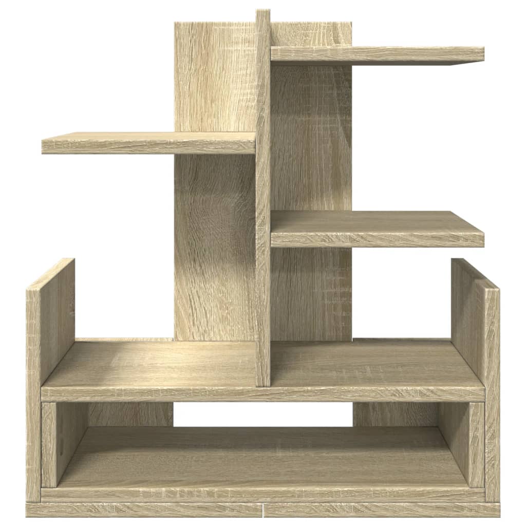Bureau Organiser 49X20X52,5 Cm Bewerkt Hout Kleurig