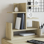 Bureau Organiser 49X20X52,5 Cm Bewerkt Hout Kleurig