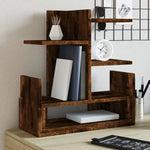 Bureau Organiser 49X20X52,5 Cm Bewerkt Hout Kleurig