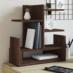 Bureau Organiser 49X20X52,5 Cm Bewerkt Hout Kleurig
