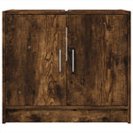 Wastafelkast 63X29X55 Cm Bewerkt Hout Kleurig
