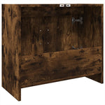 Wastafelkast 63X29X55 Cm Bewerkt Hout Kleurig