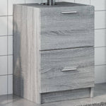 Wastafelkast Bewerkt Hout