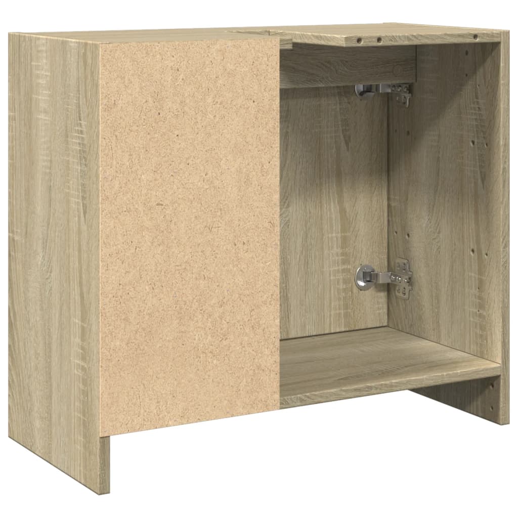 Wastafelkast Bewerkt Hout Kleurig