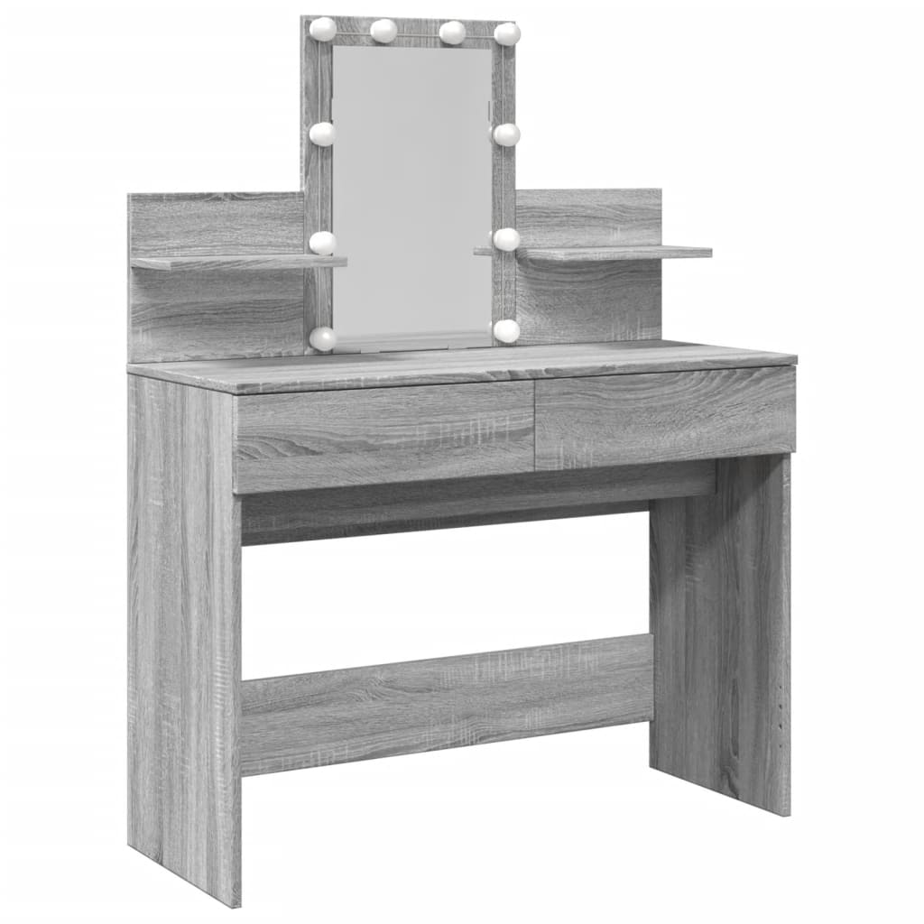 Kaptafel Met Led-Verlichting 100X40X130 Cm