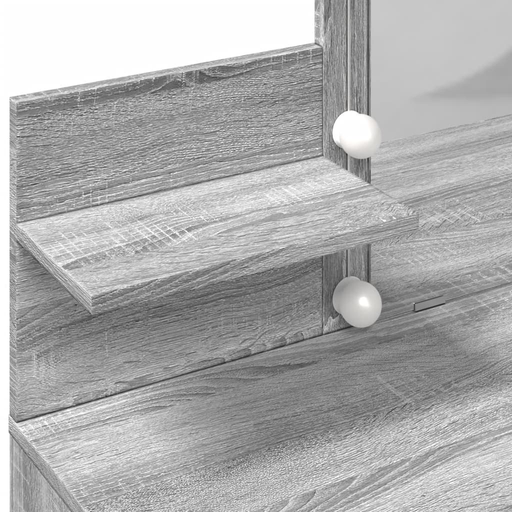 Kaptafel Met Led-Verlichting 100X40X130 Cm