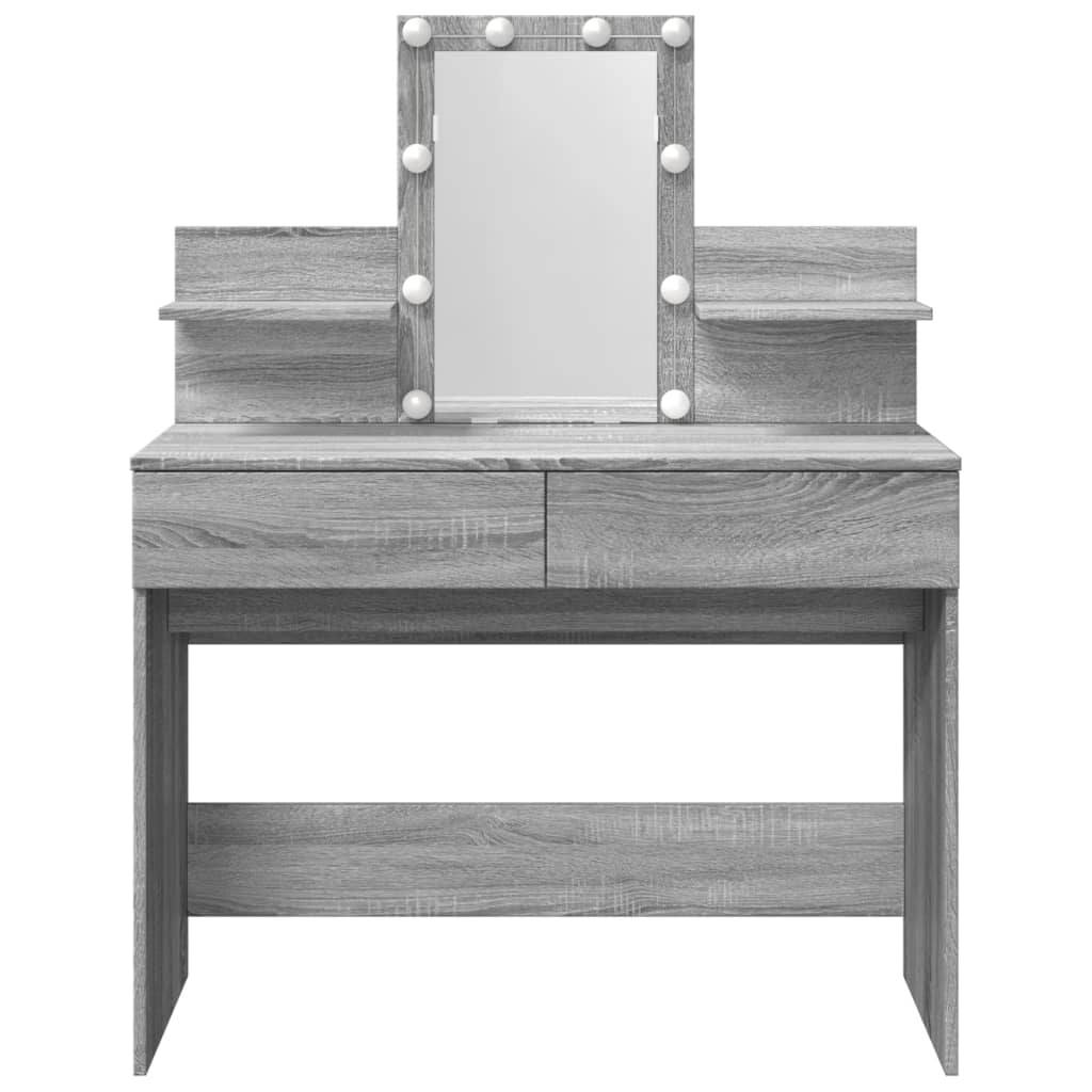 Kaptafel Met Led-Verlichting 100X40X130 Cm
