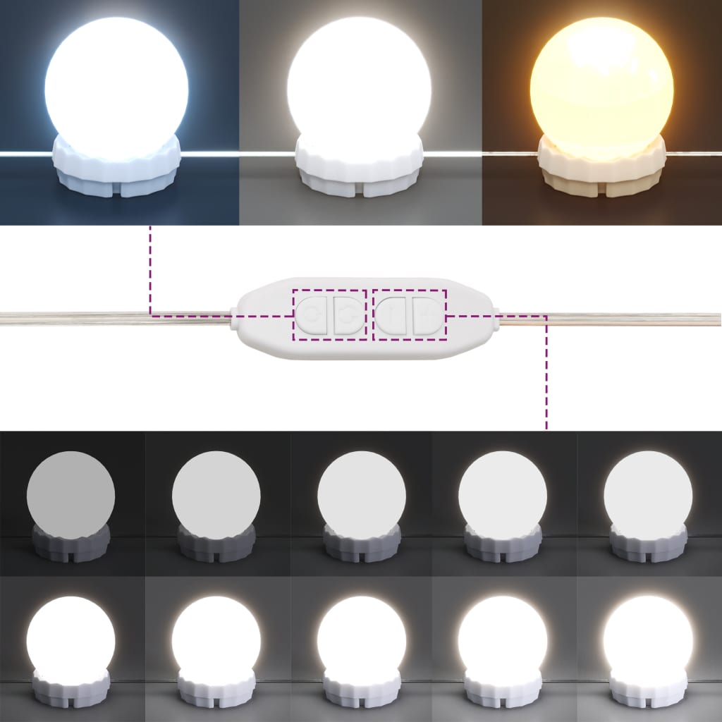 Kaptafel Met Led 100X40X120 Cm Kleurig