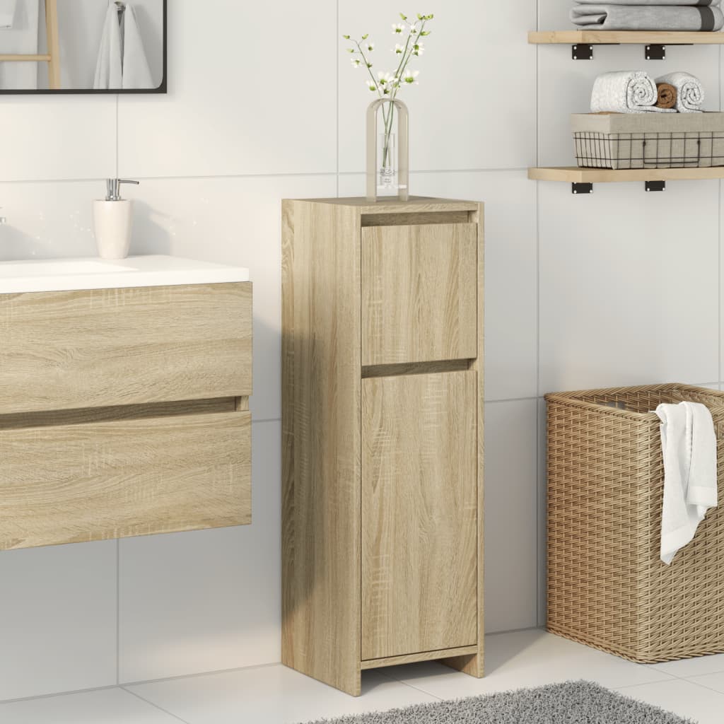 Badkamerkast 30X30X95 Cm Bewerkt Hout