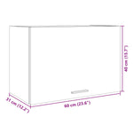 Hangkast 60X31X40 Cm Spaanplaat Kleurig