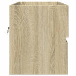 Wastafelkast 90X38,5X45 Cm Spaanplaat Sonoma Eikenkleurig