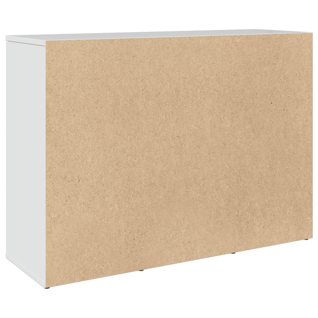 Dressoir 90,5X29,5X65 Cm Bewerkt Hout