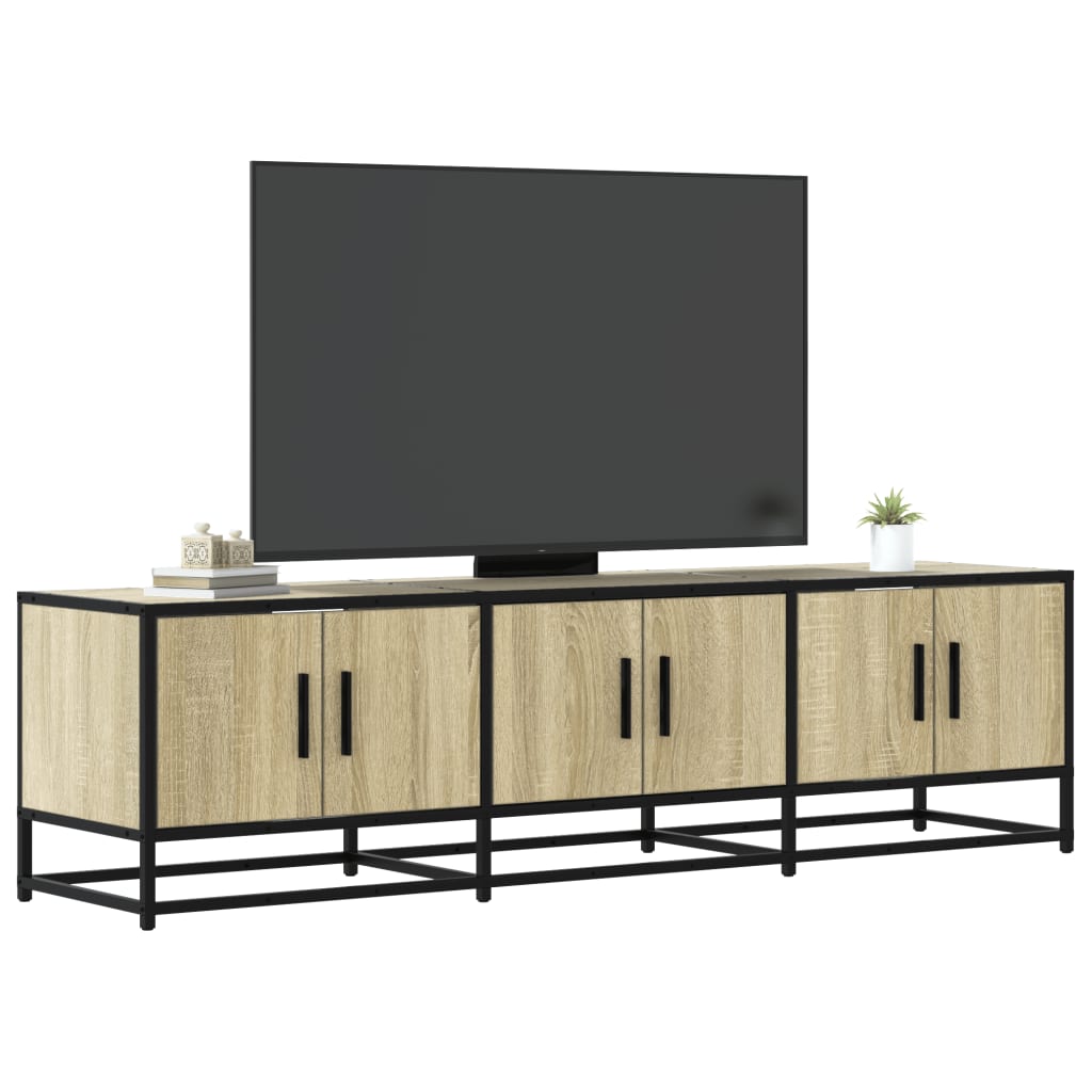 Tv-Meubel 180X35X41 Cm Bewerkt Hout Kleurig