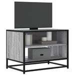 Tv-Meubel 120,5X40X46 Cm Bewerkt Hout Metaal Kleur