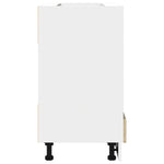 Ovenkast 60X46X81,5 Cm Spaanplaat Sonoma Eikenkleurig Ruw Mangohout (Naturel)