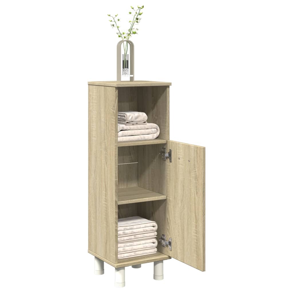 Badkamerkast 30X30X95 Cm Bewerkt Hout