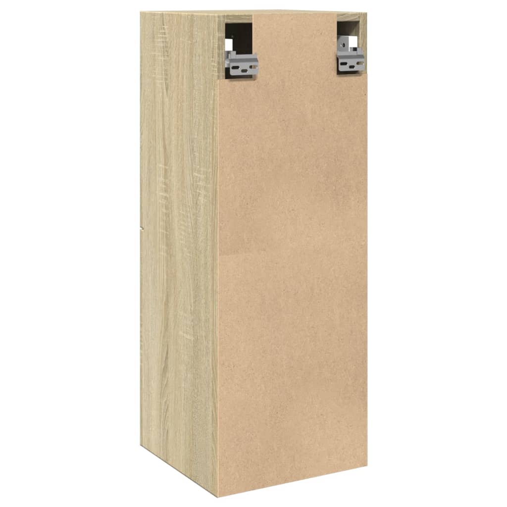 Badkamerkast 30X30X80 Cm Spaanplaat Sonoma Eikenkleurig