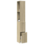 Badkamerkast 25X26,5X170 Cm Bewerkt Hout