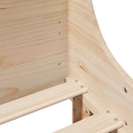 Bedframe Zonder Matras Massief Grenenhout