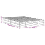 Bedframe Zonder Matras Massief Grenenhout