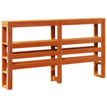 Hoofdbord Met Schappen 120 Cm Massief Grenenhout