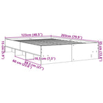 Bedframe Bewerkt Hout