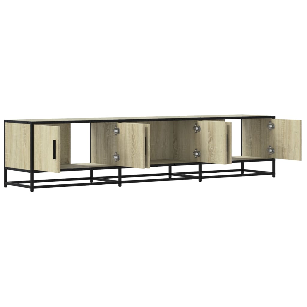 Tv-Meubel 180X35X41 Cm Bewerkt Hout Kleurig
