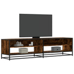Tv-Meubel 120,5X40X46 Cm Bewerkt Hout Metaal Kleur