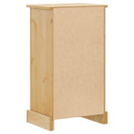 Badkamerkast Corona 45X33X80 Cm Massief Grenenhout Grijs En Donkergrijs