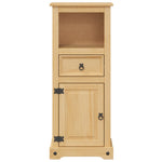 Badkamerkast Corona 45X33X110 Cm Massief Grenenhout