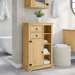 Badkamerkast Corona 70X33X110 Cm Massief Grenenhout