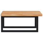 Badkamer Wandschap Staal En Massief Eikenhout