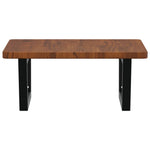 Badkamer Wandschap Staal En Massief Eikenhout