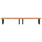 Badkamer Wandschap Staal En Massief Beukenhout