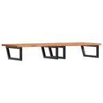 Badkamer Wandschap Staal En Massief Beukenhout