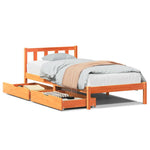 Bedframe Zonder Matras Massief Grenenhout