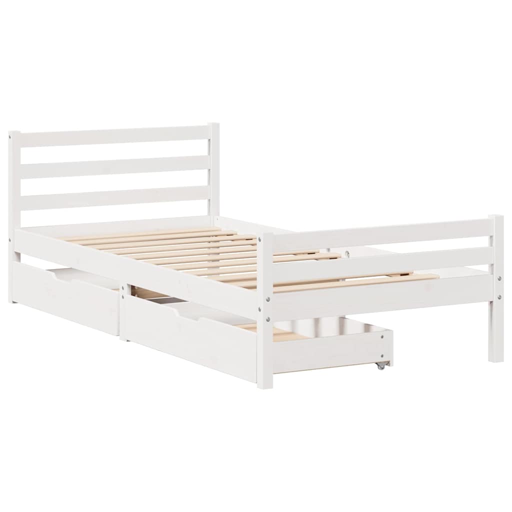 Bedframe Zonder Matras Massief Grenenhout