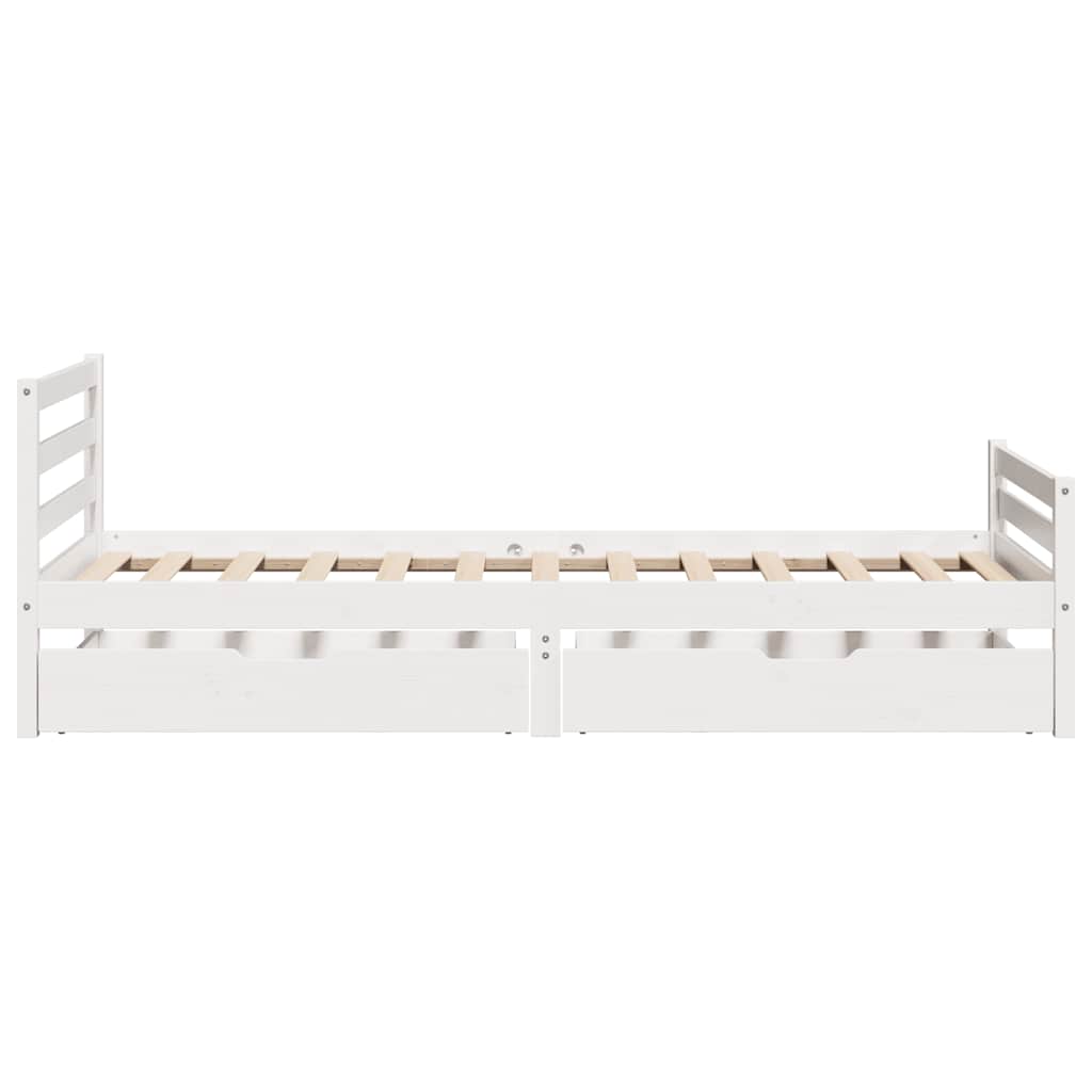 Bedframe Zonder Matras Massief Grenenhout