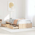 Bedframe Zonder Matras Massief Grenenhout