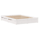 Bedframe Zonder Matras Massief Grenenhout