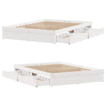 Bedframe Zonder Matras Massief Grenenhout