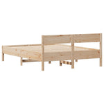 Bedframe Zonder Matras Massief Grenenhout