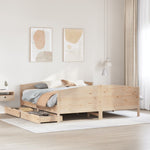 Bedframe Zonder Matras Massief Grenenhout