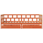 Slaapbank Met Lades Zonder Matras Hout